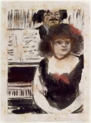 Pianiste et chanteur (Edgar Degas) - Muzeo.com