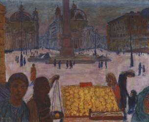 Piazza del Popolo (Pierre Bonnard) - Muzeo.com