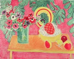 Pineapple and Anemones (Henri Matisse) - Muzeo.com
