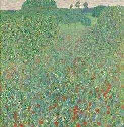 Poppy field (Gustav Klimt) - Muzeo.com