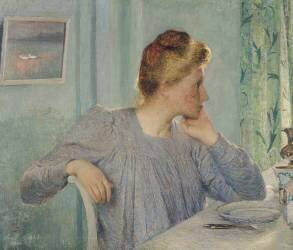 Portrait of a Woman (Emile Claus) - Muzeo.com