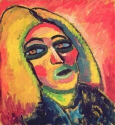 Portrait of a Woman (Alexej von Jawlensky) - Muzeo.com