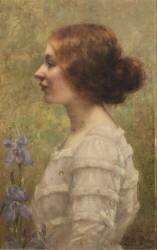 Portrait of Alba Brunelli (Edmond de Pury) - Muzeo.com