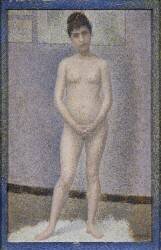Poseuse de face (Georges Seurat) - Muzeo.com