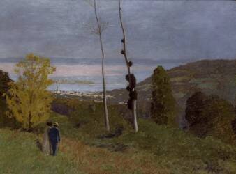 Promenade à Honfleur (Félix Vallotton) - Muzeo.com