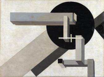 Proun 1 D (Eliezer Lissitzky) - Muzeo.com