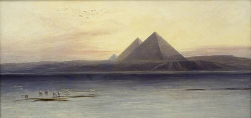 Pyramids of Gizeh (Edward Lear) - Muzeo.com