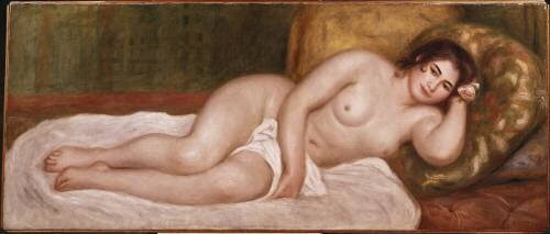Reclining Bather (Auguste Renoir) - Muzeo.com