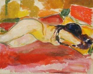Reclining Female Nude (Edvard Munch) - Muzeo.com