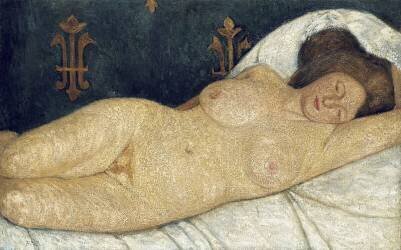 Reclining Female Nude (Paula Modersohn-Becker) - Muzeo.com