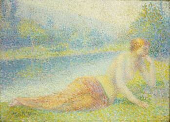 Reclining Nude (Hippolyte Petitjean) - Muzeo.com