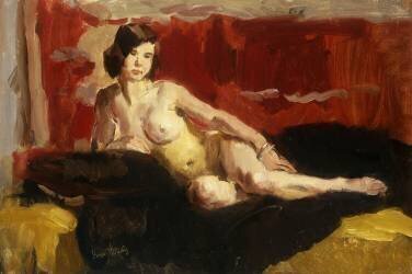 Reclining Nude (Isaac Israels) - Muzeo.com
