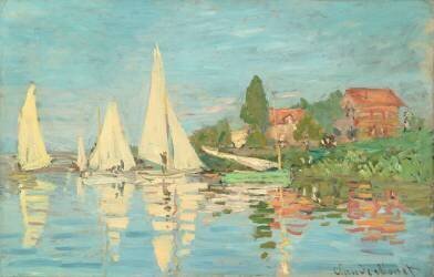 Régates à Argenteuil (Claude Monet) - Muzeo.com