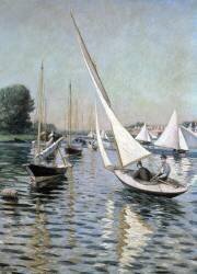 Regatta at Argenteuil (Gustave Caillebotte) - Muzeo.com