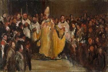 Religious ceremony (Adolphe Péterelle) - Muzeo.com