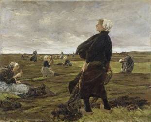 Repairing the Nets (Max Liebermann) - Muzeo.com