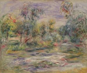 River Landscape (Auguste Renoir) - Muzeo.com