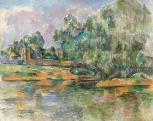 Riverbank (Paul Cézanne) - Muzeo.com