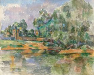 Riverbank (Paul Cézanne) - Muzeo.com