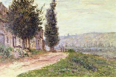 Riverbank at Lavacourt (Claude Monet) - Muzeo.com