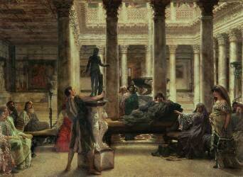 Roman Art Lover (Lawrence Alma-Tadema) - Muzeo.com