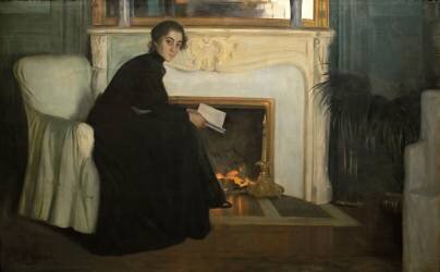 Romantic Novel, 1894 (Santiago Rusiñol) - Muzeo.com