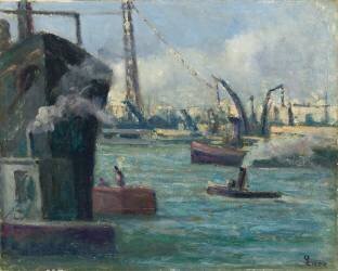 Rouen Port (Maximilien Luce) - Muzeo.com