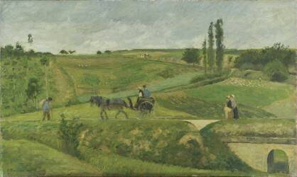 Route d'Ennery (Camille Pissarro) - Muzeo.com