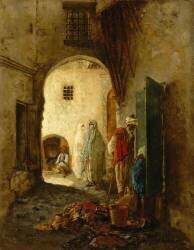 Rue à Alger (Marc Alfred Chataud) - Muzeo.com