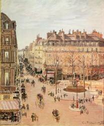 Rue Saint-Honore (Camille Pissarro) - Muzeo.com