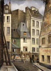 Rue St (Christopher Nevinson) - Muzeo.com