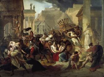 Sack of Rome (Karl Pavlovich Bryullov) - Muzeo.com