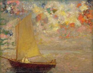 Sailboat (Odilon Redon) - Muzeo.com