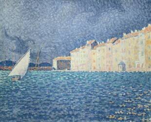 Saint-Tropez, Storm (Paul Signac) - Muzeo.com
