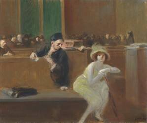Scène de tribunal (Jean-Louis Forain) - Muzeo.com