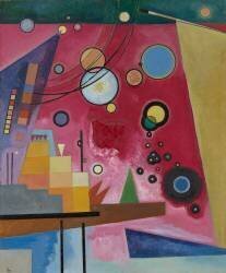 Schweres Rot (Wassily Kandinsky) - Muzeo.com
