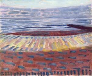 Sea after Sunset (Piet Mondrian) - Muzeo.com