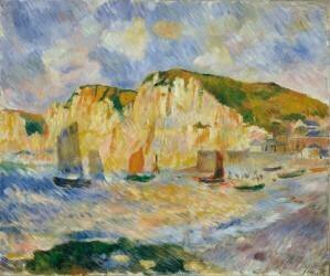 Sea and Cliffs (Auguste Renoir) - Muzeo.com