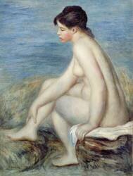 Seated Bather (Auguste Renoir) - Muzeo.com