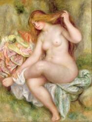 Seated Bather (Auguste Renoir) - Muzeo.com