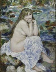 Seated Bather (Auguste Renoir) - Muzeo.com