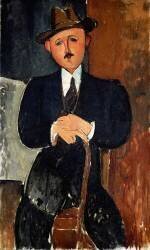 Seated Man (Amedeo Modigliani) - Muzeo.com