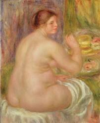 Seated Nude (Auguste Renoir) - Muzeo.com