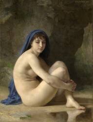 Seated Nude (William Bouguereau) - Muzeo.com