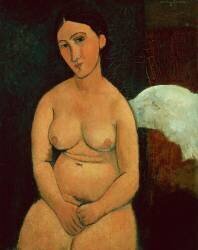 Seated Nude (Amedeo Modigliani) - Muzeo.com