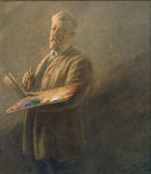 Self portrait (Gaetano Previati) - Muzeo.com