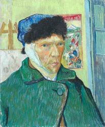 Self Portrait with Bandaged Ear (Vincent van Gogh) - Muzeo.com