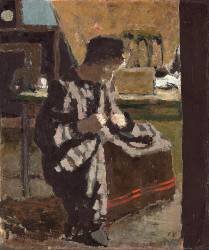 Sewing (Edouard Vuillard) - Muzeo.com