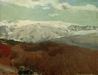 Sierra Nevada (Joaquin Sorolla y Bastida) - Muzeo.com