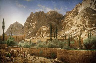 Sinai, Katharinenkloster (Adolf von Meckel) - Muzeo.com